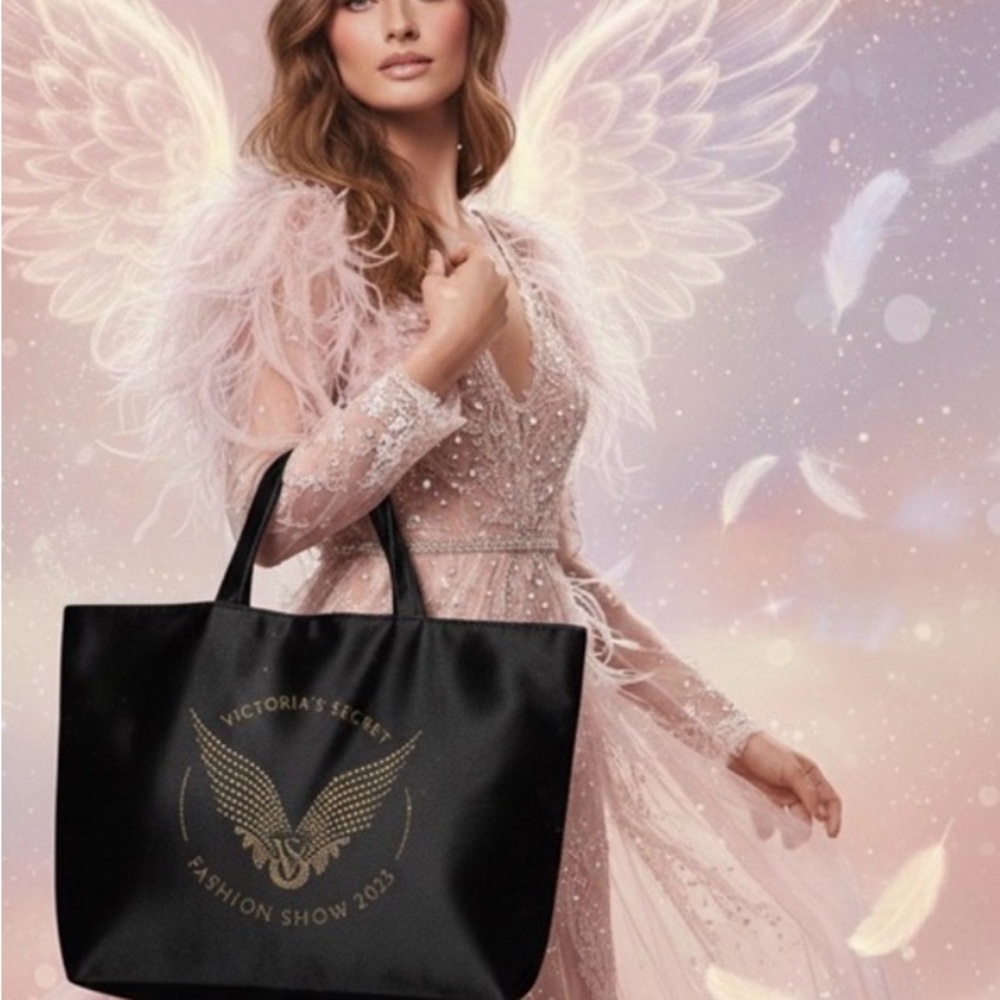 Victoria's Secret Black Tote Bag NWT